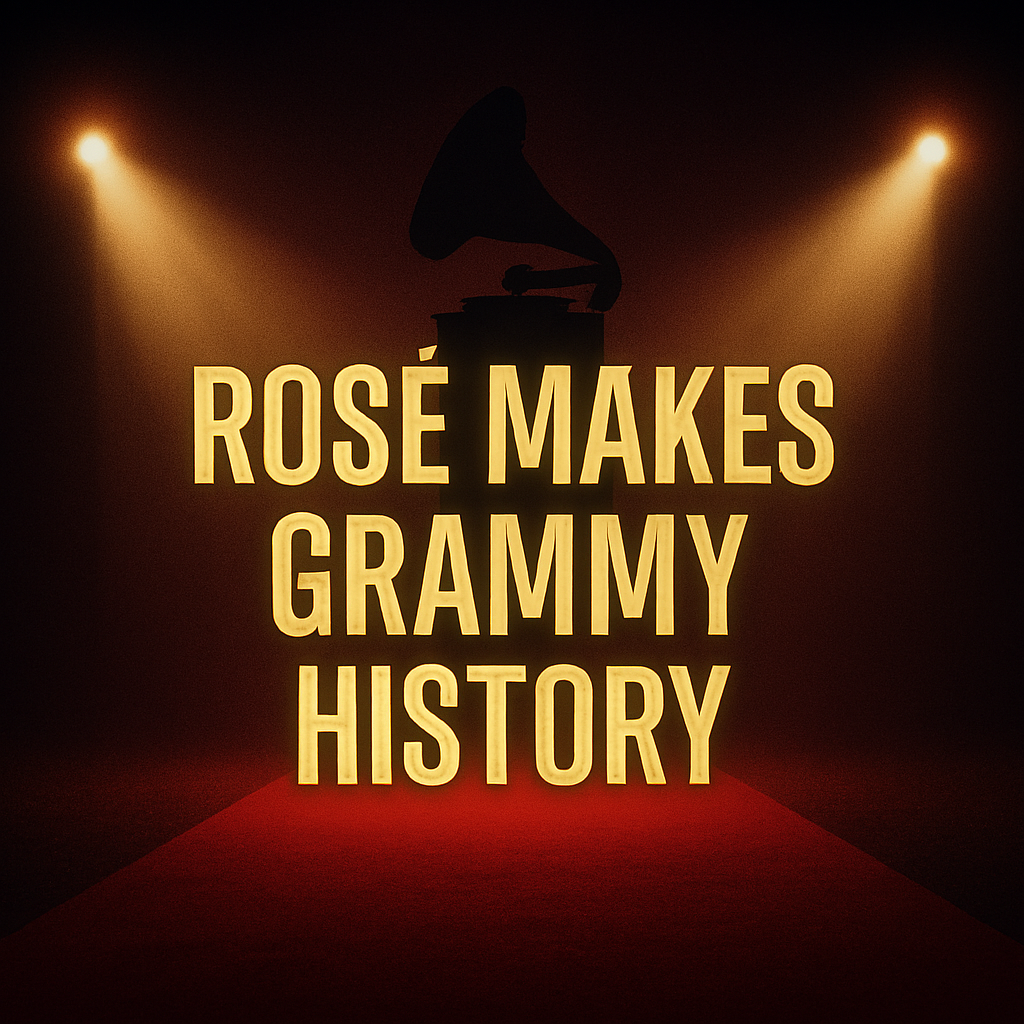 Rose In Gramie Rosé Makes K-pop History with 2026 Grammy Nominations • K-popBreaking