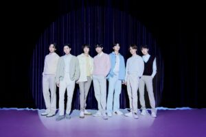 BTS poses for the upcoming comeback concert at Gwanghwamun, central Seoul in March.