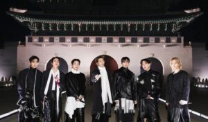 BTS Arirang album promo at Gwanghwamun Gate with modern-traditional fashion