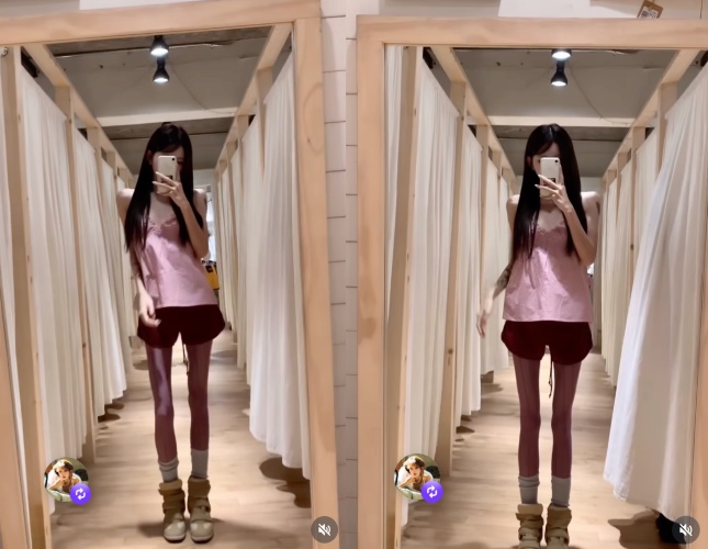 Influencer Choi Jun-hee poses for a photo.