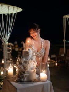 BLACKPINK's Lisa celebrate her birthday at a party in March.