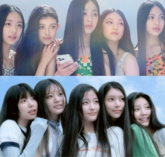 NewJeans and Illit girl groups