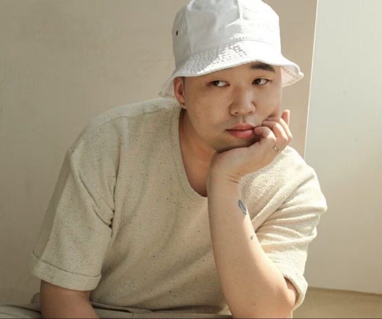 Rapper Jerry.K poses for a camera