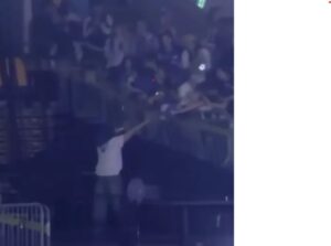 The footage of the accident during Super Junior Show.