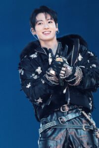 BTS's Jungkook performs on a stage during Tokyo Dome concert. (Photo / BigHit Music)