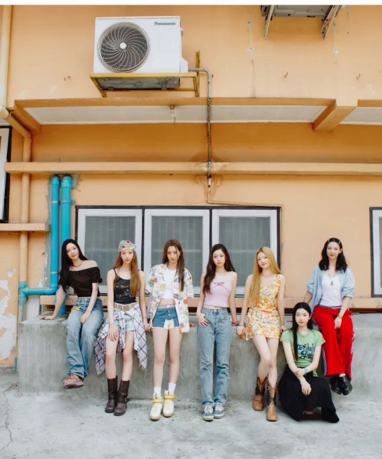 TUIDE members pose together following the release of debut album TUNE & PLAY.