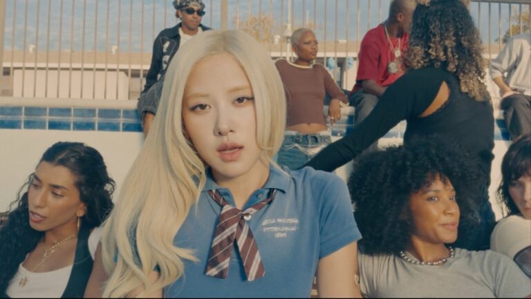 ROSÉ in the “new trick” music video shot on iPhone 18 Pro